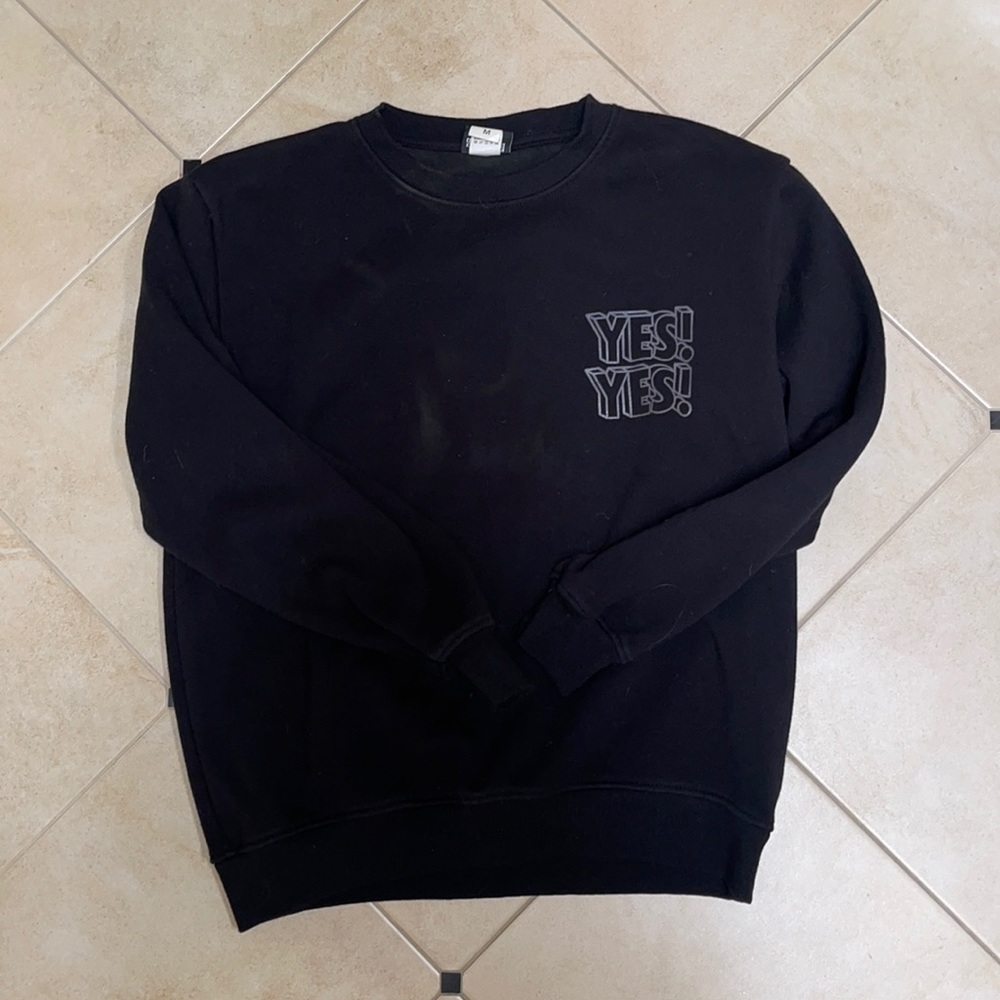 Men’s hey big “yes” sweatshirt